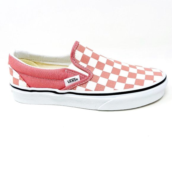Vans Shoes - Vans Classic Slip On (Checkerboard) Rosette True White Womens Size 5.5